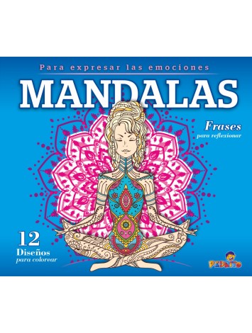 LIBROS PARA COLOREAR MANDALAS SURTIDOS x10