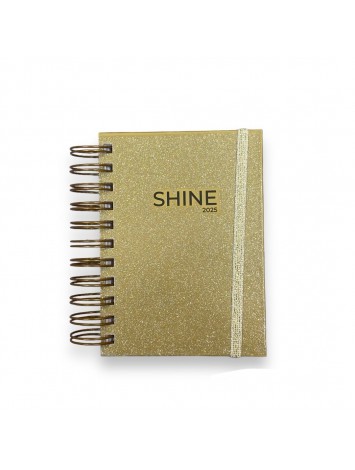 AGENDA 2025 10x15 ESPIRAL SHINE DIARIA