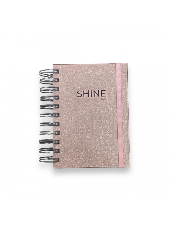 AGENDA 2025 10x15 ESPIRAL SHINE DIARIA