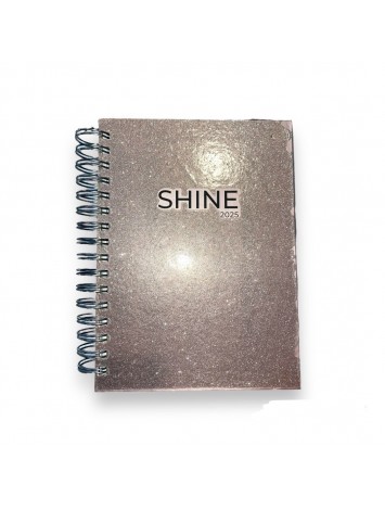 AGENDA 2025 16x22 ESPIRAL SHINE DIARIA