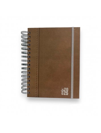 AGENDA 2025 16x22 ESPIRAL UOMO COLORS DIARIA