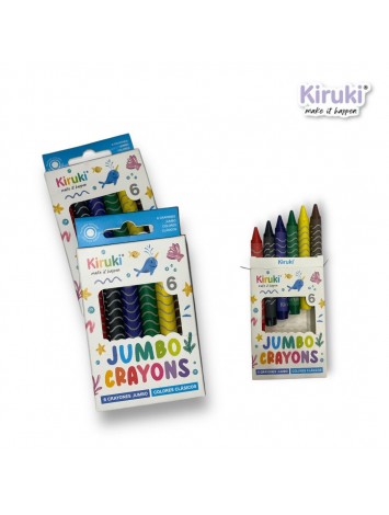 CRAYONES x6 JUMBO KIRUKI