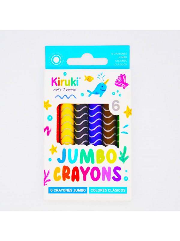 CRAYONES x6 JUMBO KIRUKI