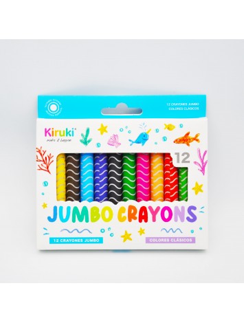 CRAYONES x12 JUMBO KIRUKI