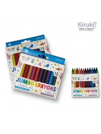 CRAYONES x12 JUMBO KIRUKI