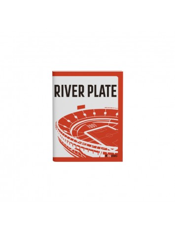 CUADERNO TAPA FLEXIBLE RIVER PLATE x48 HOJAS