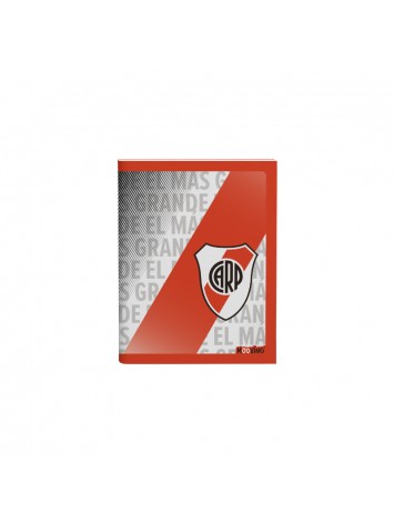 CUADERNO TAPA FLEXIBLE RIVER PLATE x48 HOJAS