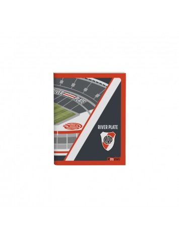 CUADERNO TAPA FLEXIBLE RIVER PLATE x48 HOJAS