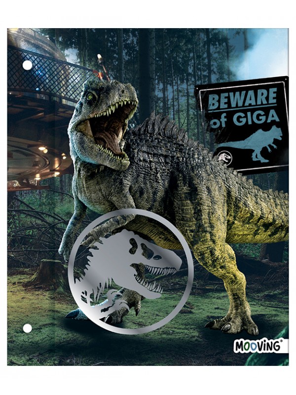 CARPETA CON CORDON N°3 JURASSIC WORLD