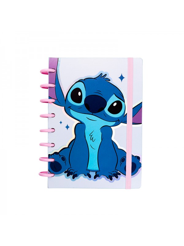 CUADERNO A5 CON DISCOS STITCH