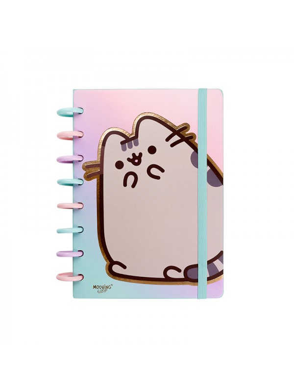 CUADERNO A5 CON DISCOS PUSHEEN