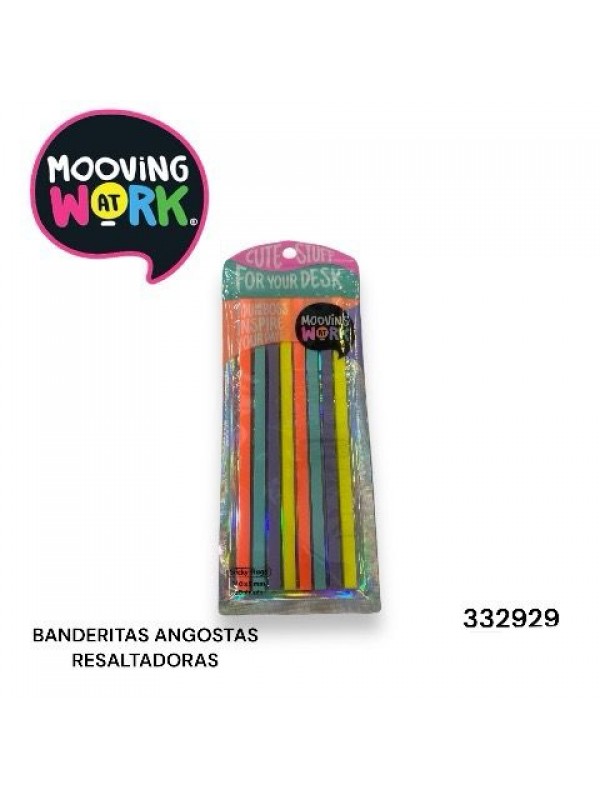 BANDERITAS ANGOSTAS RESALTADORAS MOOVING