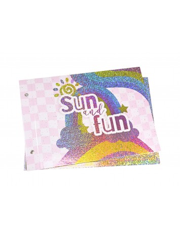 CARPETA CON CORDON N°5 REXON HOLOGLITTER MAGIC WORLD