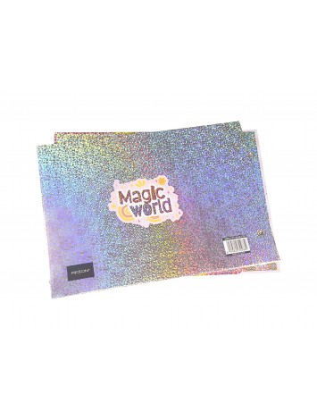 CARPETA CON CORDON N°5 REXON HOLOGLITTER MAGIC WORLD