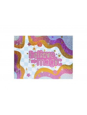 CARPETA CON CORDON N°5 REXON HOLOGLITTER MAGIC WORLD