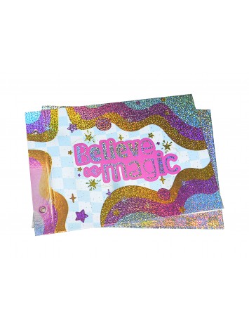 CARPETA CON CORDON N°5 REXON HOLOGLITTER MAGIC WORLD