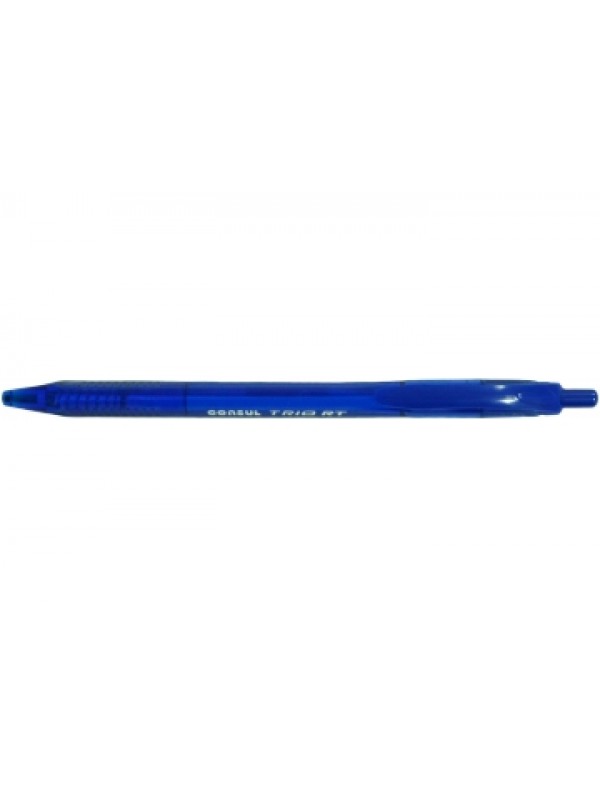 x12 BOLIGRAFO CONSUL TRIO RETRACTIL 1 MM AZUL