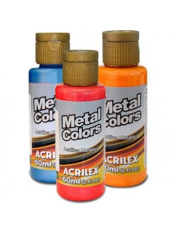 ACRILICO METAL 60 ML ORO ACRILEX