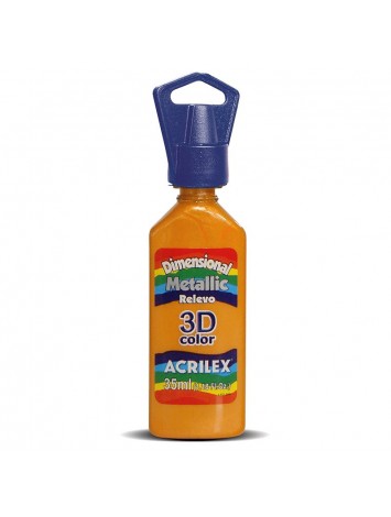 DIMENSIONAL 3D METALIC 35 ML AMARILLO ACRILEX