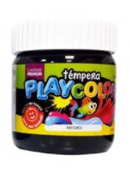 TEMPERA POTE PLAYCOLOR 300 GR NEGRO