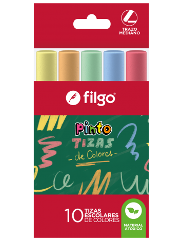 TIZA COLOR PINTO x10 FILGO