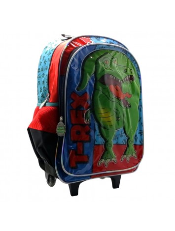 DI191 MOCHILA 18" CON CARRO MUNDO DINO