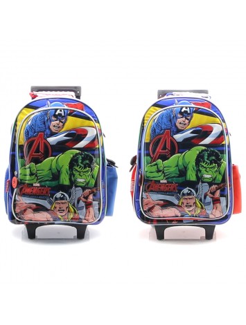 SP137 MOCHILA 16" CON CARRO AVENGERS