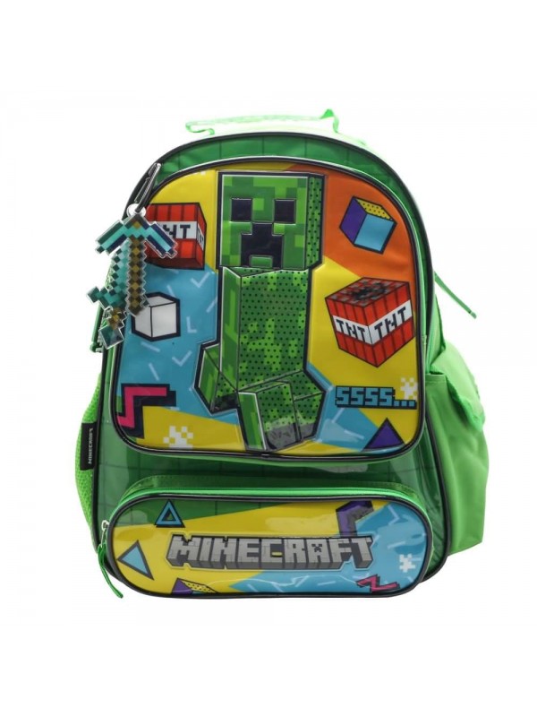 MI113 MOCHILA 16" ESPALDA MINECRAFT