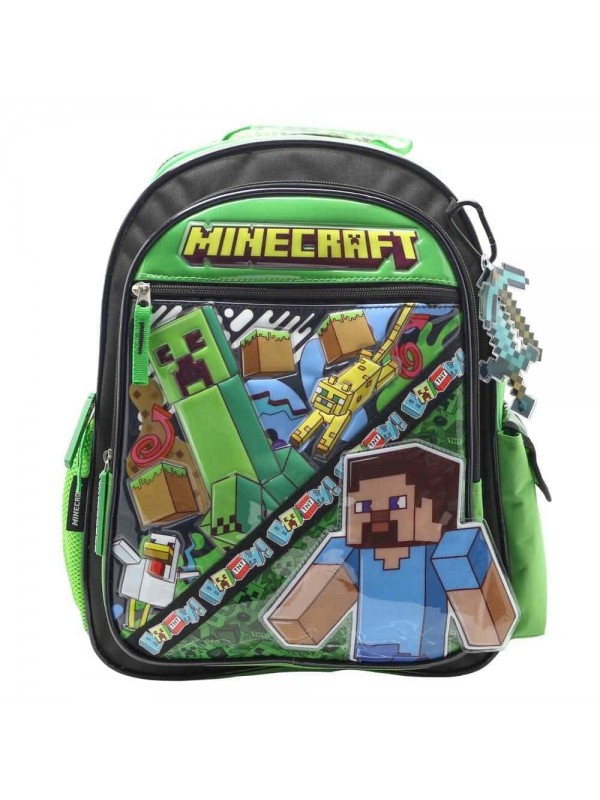 MI093 MOCHILA 16" ESPALDA MINECRAFT