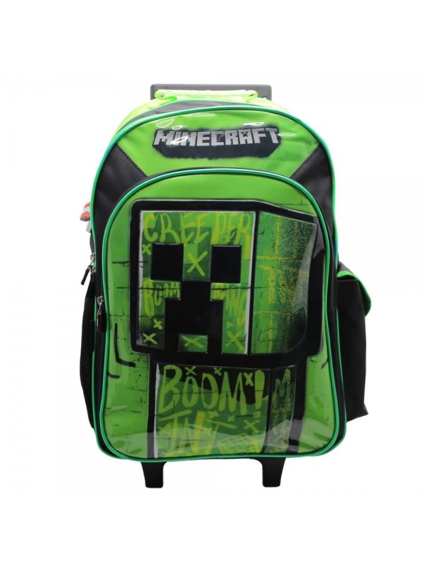 MI310 MOCHILA 18" CON CARRO MINECRAFT