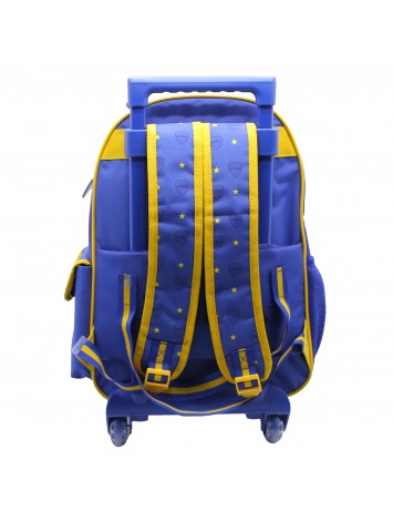 BO386 MOCHILA 16" CON CARRO BOCA JUNIORS