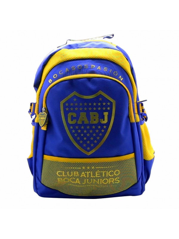 BO181 MOCHILA 18" ESPALDA BOCA JUNIORS