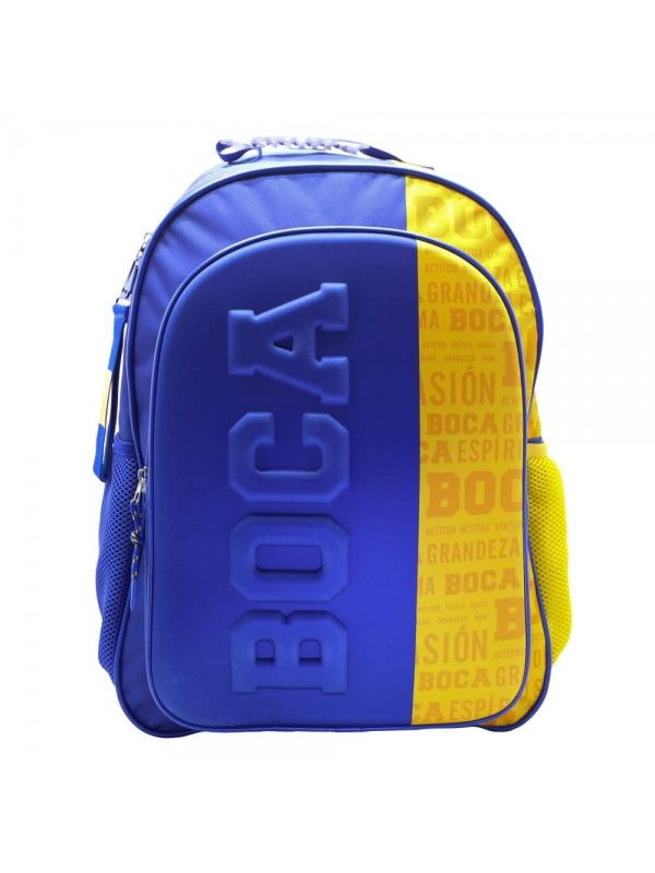 BO366 MOCHILA 18" ESPALDA BOCA JUNIORS