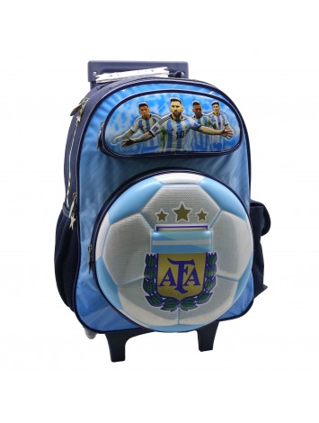 AF112 MOCHILA 16" CON CARRO ARGENTINA AFA