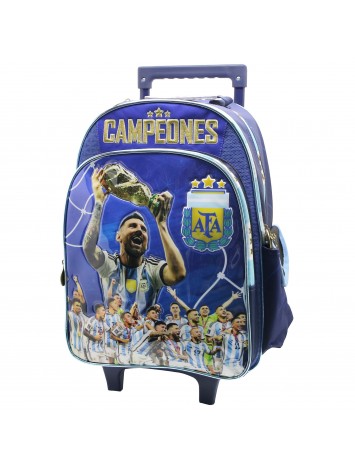 AF113 MOCHILA 16" CON CARRO ARGENTINA AFA