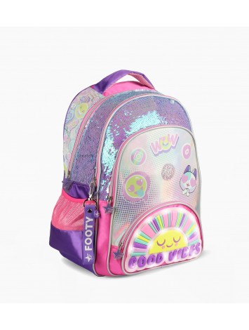 F2153 MOCHILA 18" ESPALDA FOOTY CON LED SUNSHINE