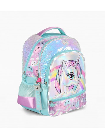 F2103 MOCHILA 18" ESPALDA FOOTY UNICORNIO