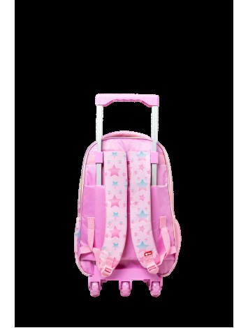 MOCHILA 18" CON CARRO UNICORNIO ROSA FILGO