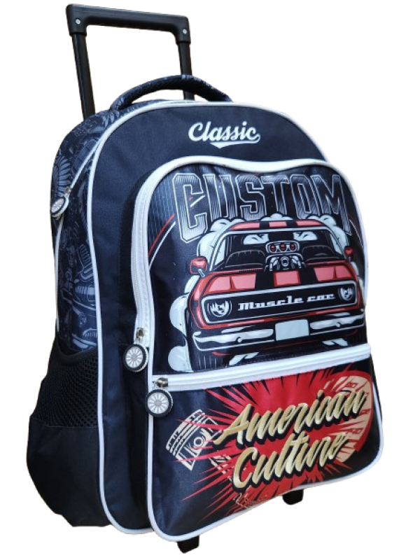 MOCHILA 18" CON CARRO AUTOS ME