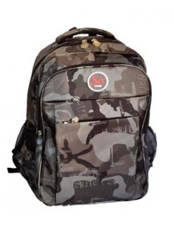 MOCHILA 18" ESPALDA SIX ESTAMPADA