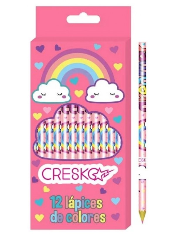 LAPICES DE COLORES CRESKO x12 LARGOS