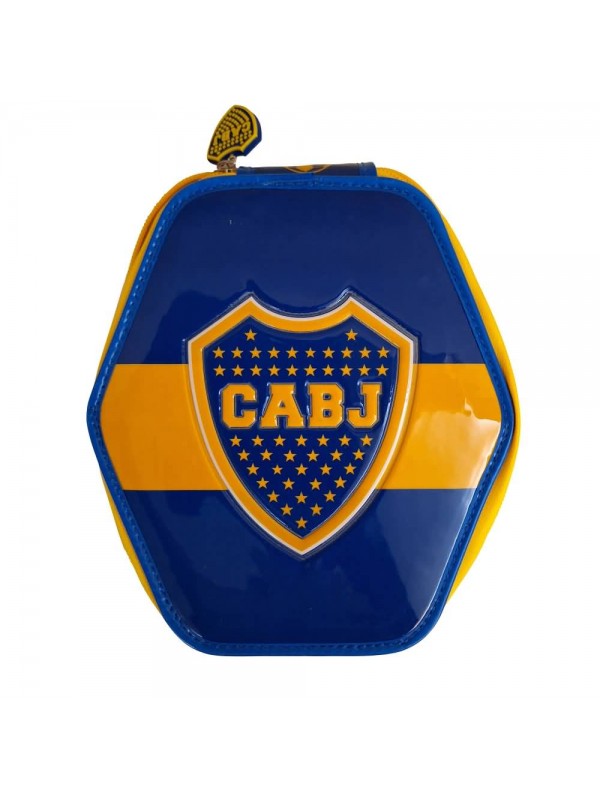 CARTUCHERA PVC CON UTILES BOCA JUNIORS