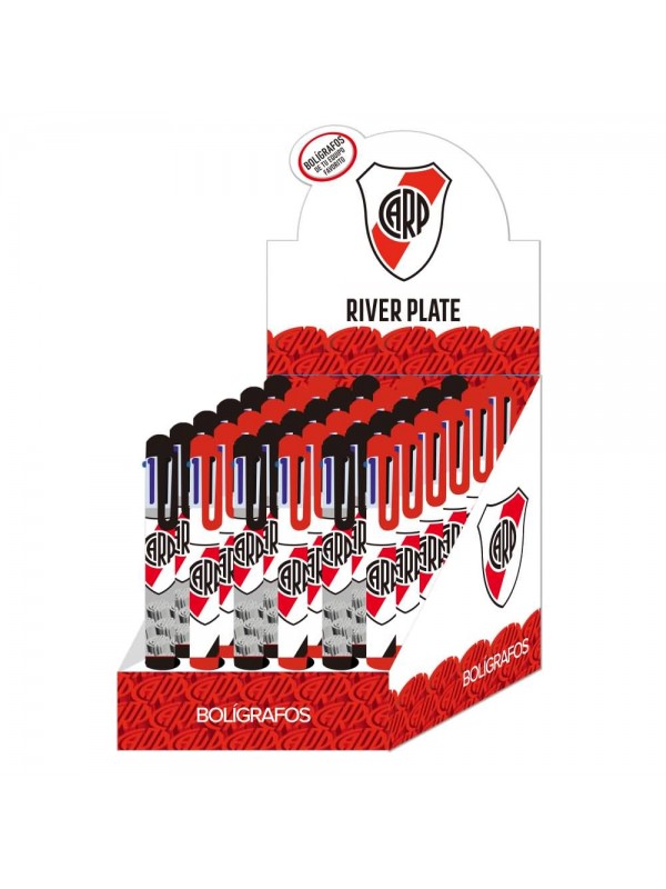 BOLIGRAFO 6 COLORES RIVER PLATE x36