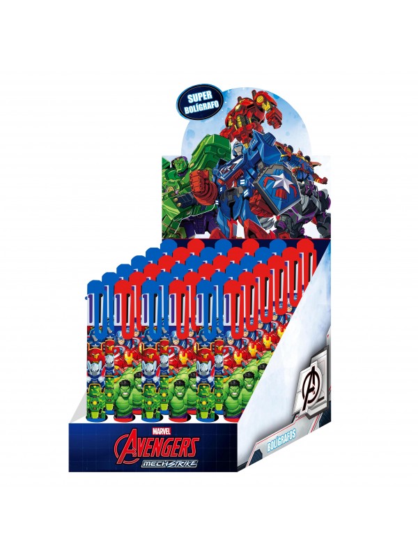 BOLIGRAFO 6 COLORES AVENGERS x36