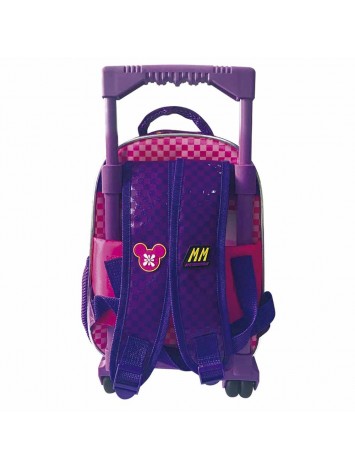 KM811 MOCHILA 12" CON CARRO MINNIE