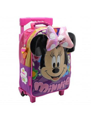 KM192 MOCHILA 12" CON CARRO MINNIE