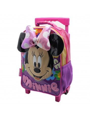 KM192 MOCHILA 12" CON CARRO MINNIE