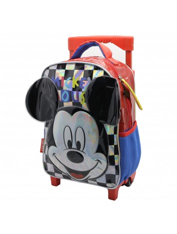 KM197 MOCHILA 12" CON CARRO MICKEY