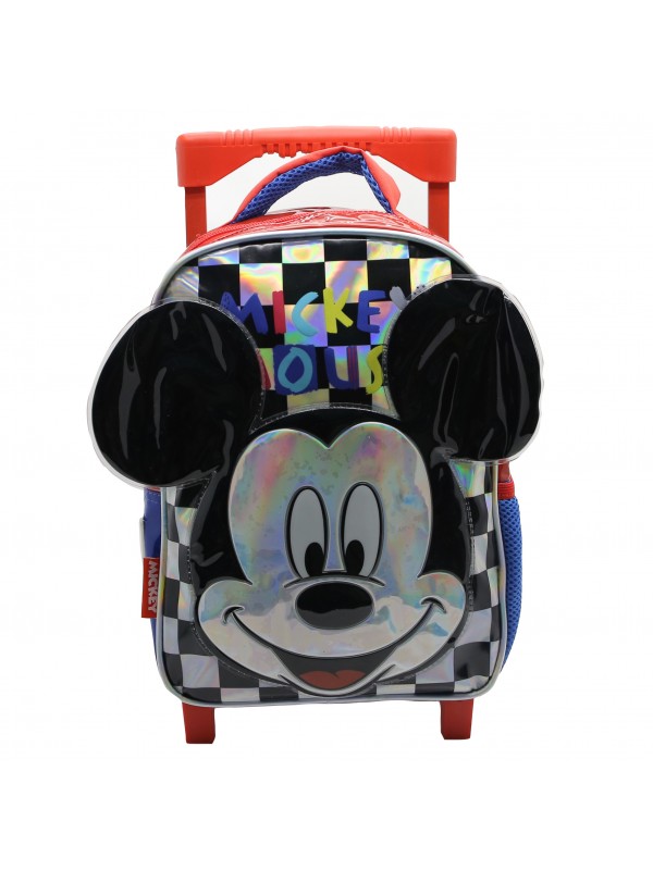 KM197 MOCHILA 12" CON CARRO MICKEY