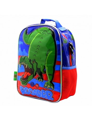 DI085 MOCHILA 12" ESPALDA MUNDO DINO